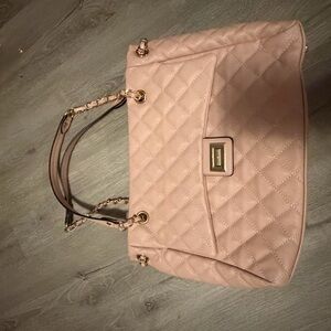 Elegant Pink Quilted Women's Bag
